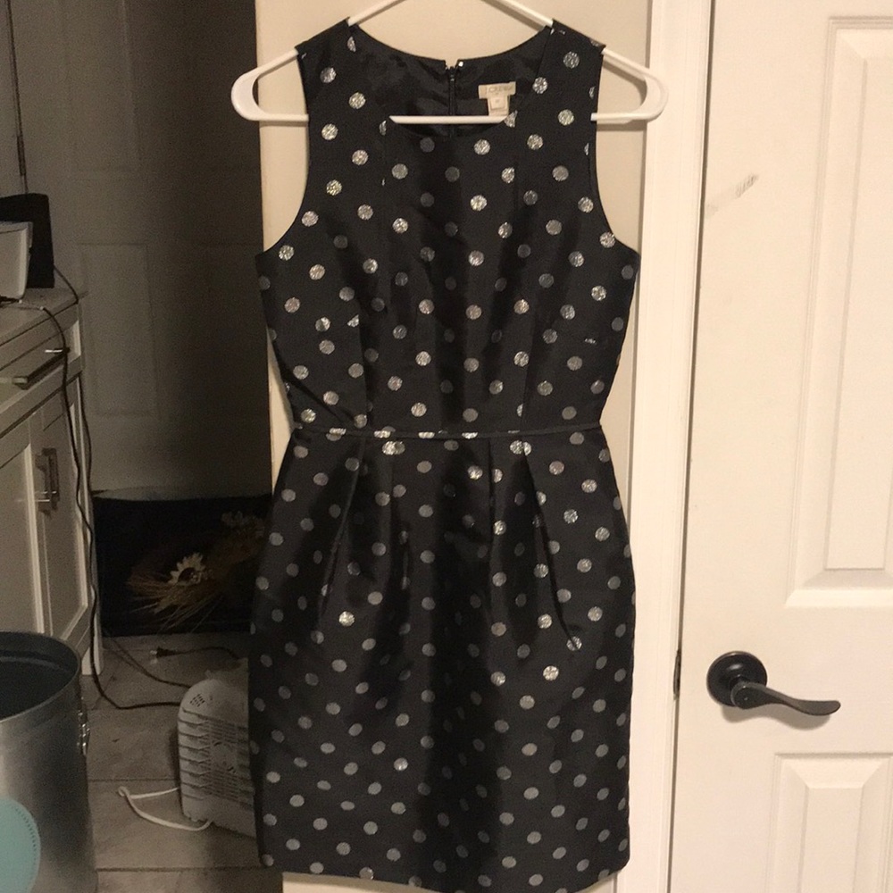 Black and silver J.Crew dress.  Tags on.